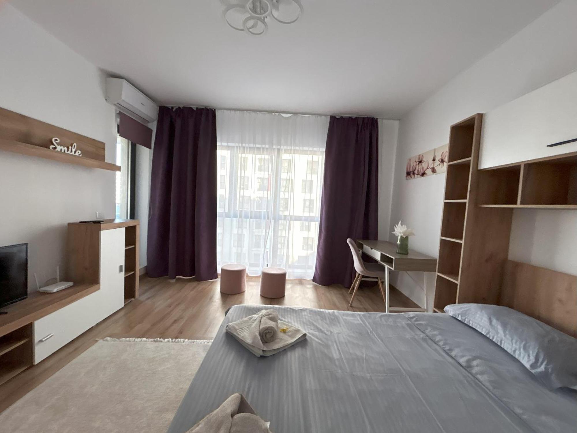 Urban Retreat With Balcony At Exigent Plaza - 06 Apartman Bukarest Kültér fotó